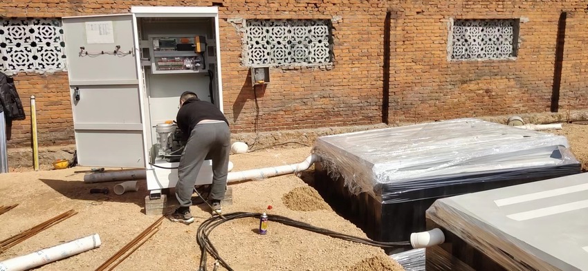 富鑫钢铁地埋箱施工案例