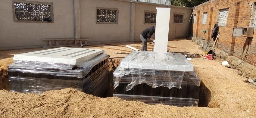 富鑫钢铁地埋箱施工案例