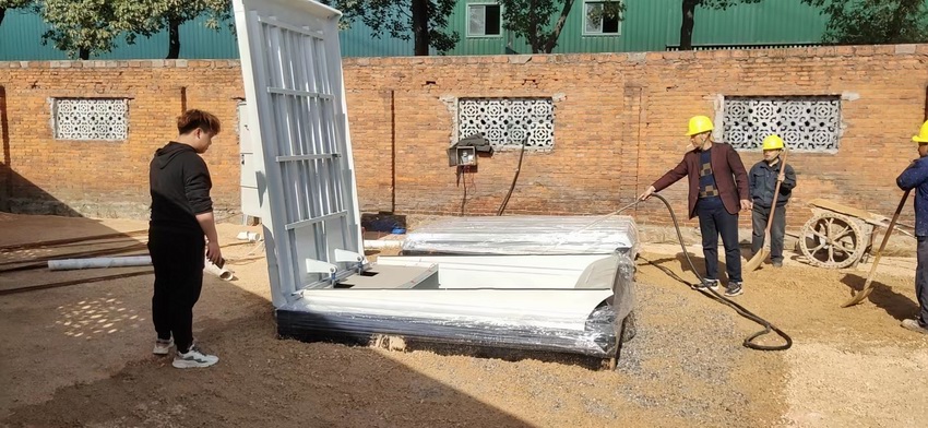 富鑫钢铁地埋箱施工案例