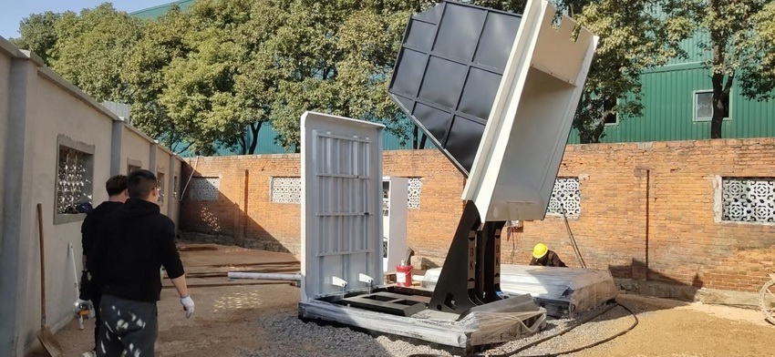 富鑫钢铁地埋箱施工案例