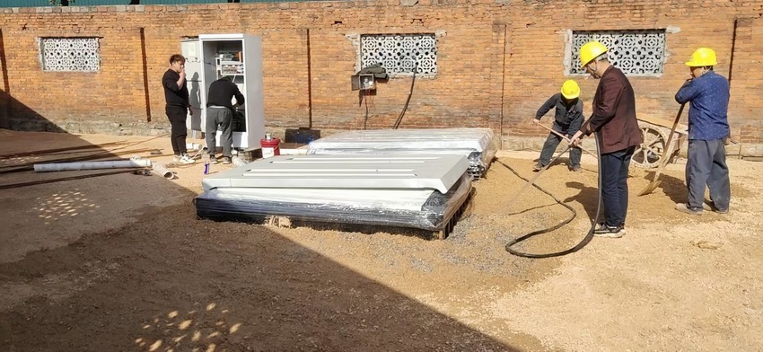 富鑫钢铁地埋箱施工案例