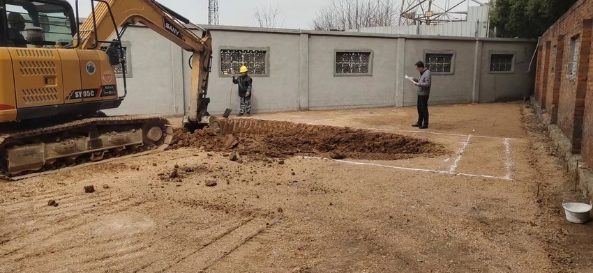 富鑫钢铁地埋箱施工案例