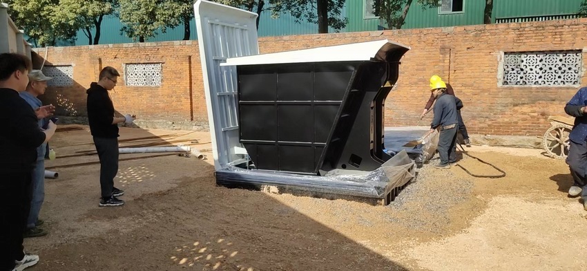 富鑫钢铁地埋箱施工案例