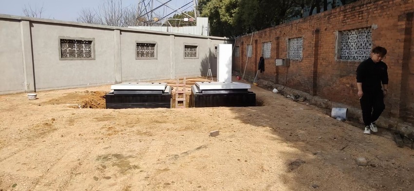 富鑫钢铁地埋箱施工案例