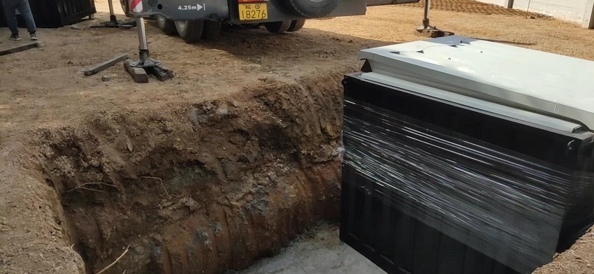 富鑫钢铁地埋箱施工案例