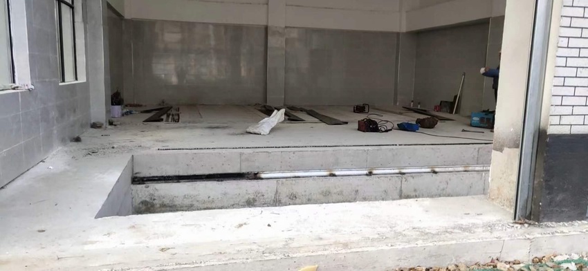 花园新村预埋轨道